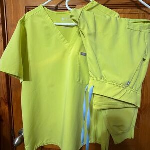 Figs scrub set, EUC. XL Catarina Zamora jogger LP